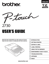 Brother 2730 User manual