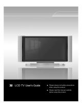 ERAE Electronics Industry 32 LCD TV none User manual