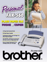 Brother 560 User manual