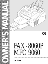 Brother 8060P MFC-9060 User manual