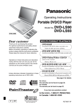 Panasonic DVD-LS90 User manual