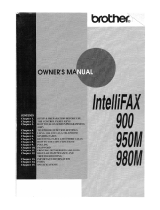 Brother fax 900 User manual