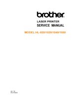 Brother HL-1050 User manual