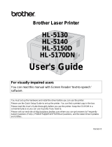 Brother HL-5150D User manual