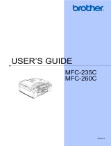 Brother mfc-260c User manual