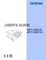 Brother MFC-885CW Owner's manual