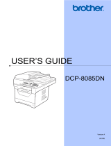 Brother DCP-8085DN User manual