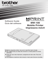 Brother MW-100 User manual