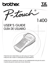 Brother P-touch 1400 User manual