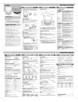 Brother PT-1880 User manual