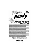 Brother PT-200 User manual