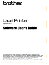 Brother TD-4000 User manual