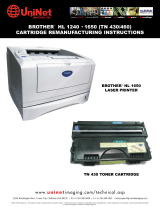 Brother TN 430 User manual