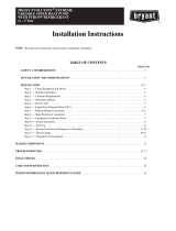 Bryant 280ANV User manual