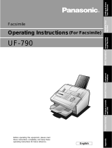 Panasonic UF-790 User manual