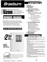 Bryant 5200 User manual