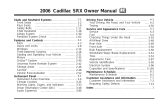 Cadillac 2006 SRX User manual