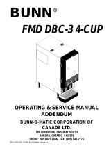 Bunn FMD DBC-3 4-CUP User manual
