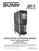 Bunn JDF-2N User manual