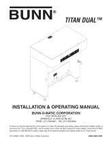 Bunn Titan Dual User manual