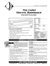 Cadet 10F2500 User manual