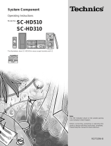 Technics SC-HD510 User manual