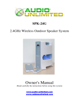 Audio Unlimited SPK-24G User manual