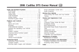 Cadillac DTS 2006 User manual