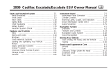 Cadillac ESCALADE - BROCHURE 2009 User manual