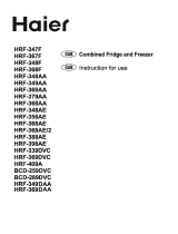 Haier HRF-348F User manual