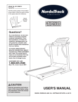 NordicTrack Powertread 1750 User manual