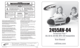 Califone 2455AV-04 User manual