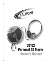 Califone CD102 User manual