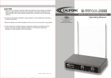 Califone R-2000 User manual