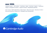 Cambridge Audio 340A User manual