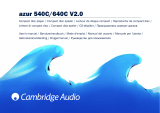 Cambridge Audio AZUR 540C User manual