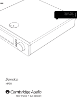 Cambridge Audio NP30 User manual