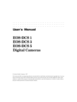 Kodak EOS-DCS 1 User manual
