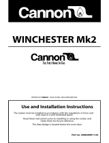 Cannon WINCHESTER Mk2 User manual