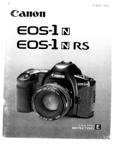 Canon 1N RS User manual