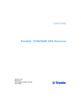 Trimble Outdoors 5700/5800 User manual