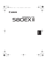 Canon 580Ex II User manual