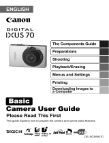 Canon 70 User manual