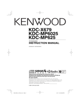 Kenwood KDC-MP625 User manual