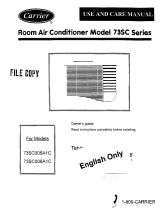 Carrier 73SC005A1C User manual