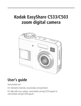 Kodak C533 - EASYSHARE Digital Camera User manual