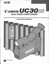Canon UC30 User manual