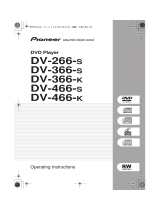 Pioneer DV-266-S User manual
