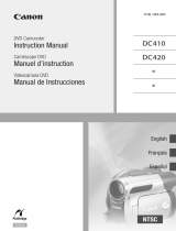 Canon DC410 User manual