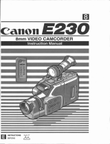 Canon E 230 User manual